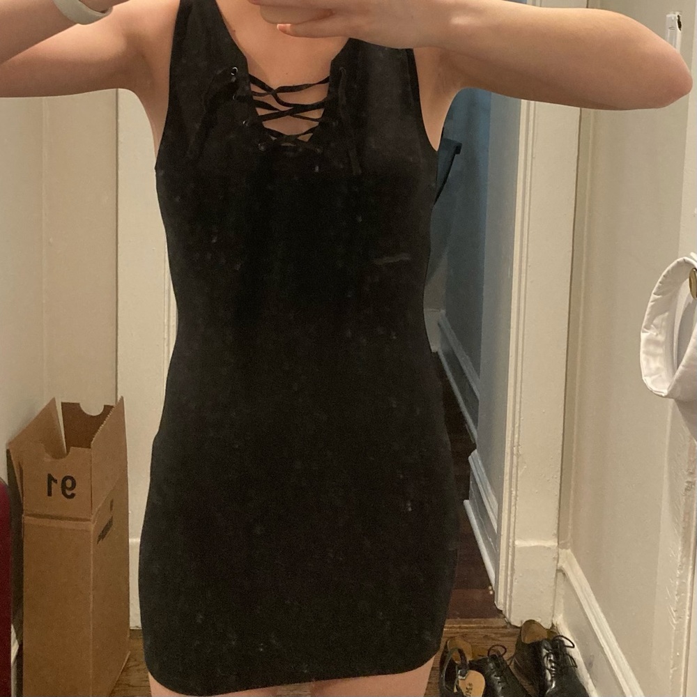 Size S Garage Bodycon Black Dress